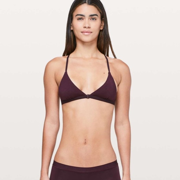 lululemon athletica Other - Lululemon Simply There Triangle Bralette Dark Adobe Large 40